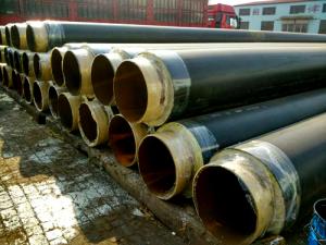 國標(biāo)聚氨酯黑夾克保溫鋼